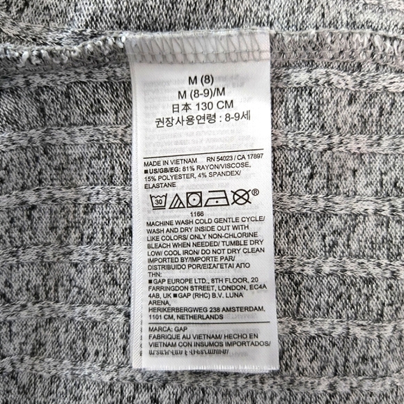 GAP Kids Softspun Ribbed Crop Hoodie, Size 8 ~ EUC - Picture 5 of 6